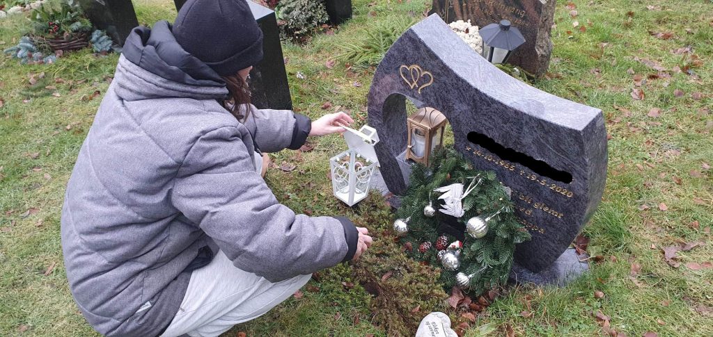 turen til kirkegården